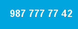 987 777 77 42 987 777 77 42